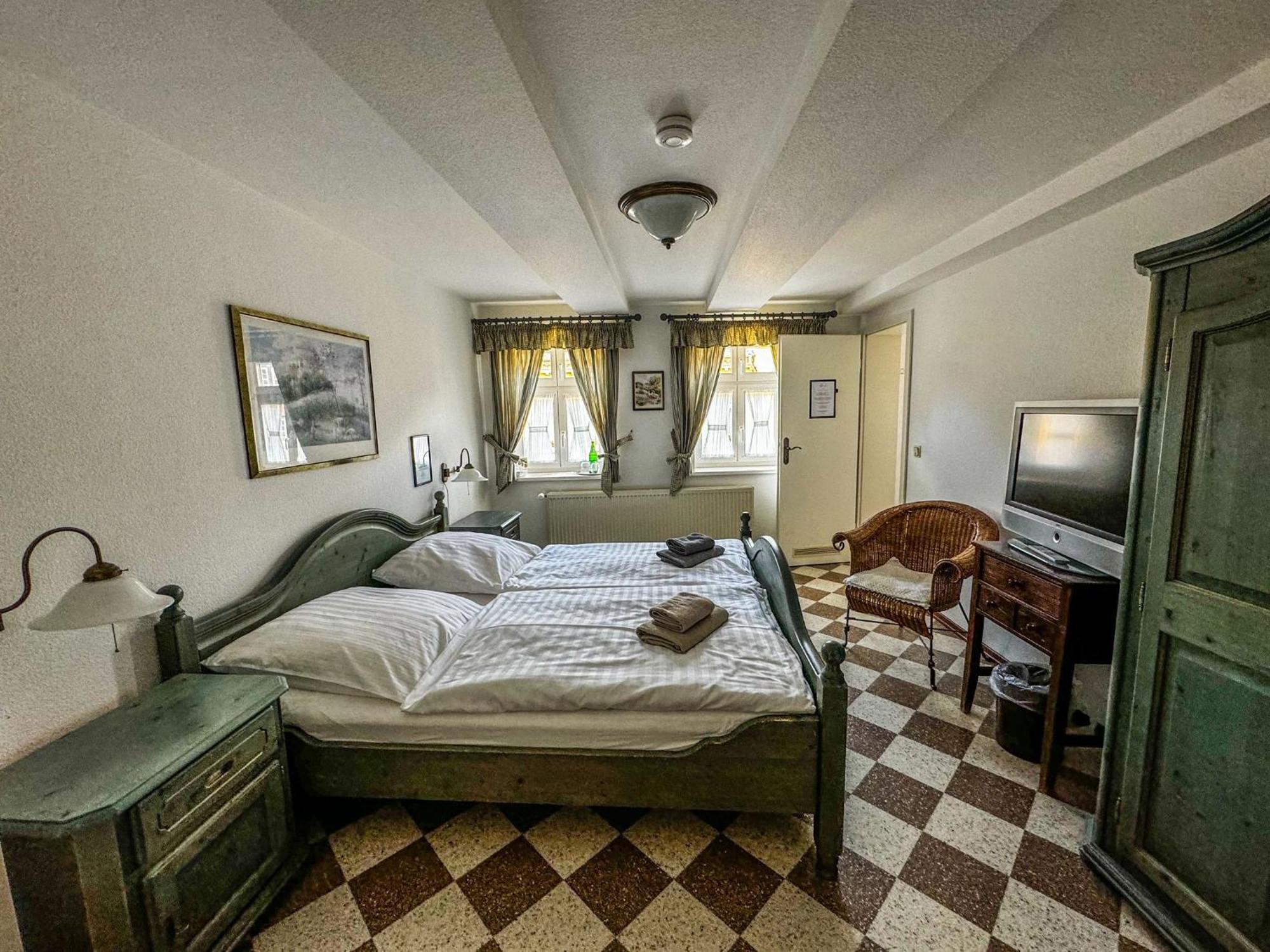 Hotel Garni Zur Post Wernigerode Bagian luar foto