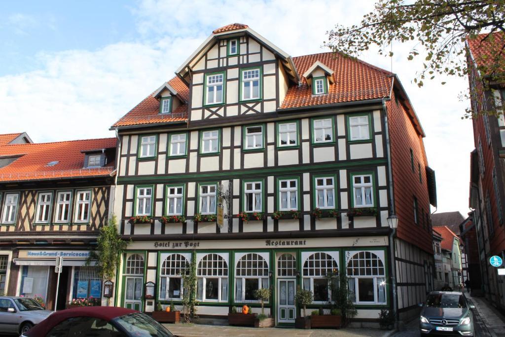 Hotel Garni Zur Post Wernigerode Bagian luar foto