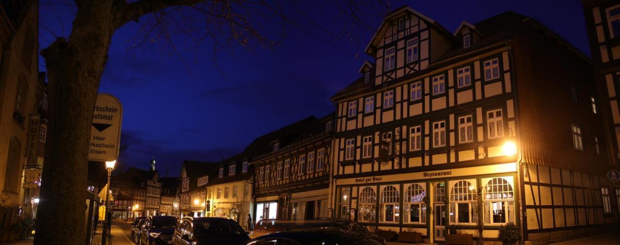 Hotel Garni Zur Post Wernigerode Bagian luar foto